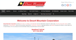 Desktop Screenshot of desertmtncorp.com