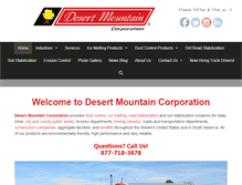 Tablet Screenshot of desertmtncorp.com